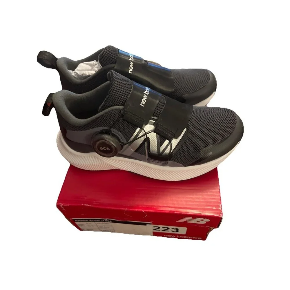NWT Shoes New Balance Kids Dynasoft‎ Reveal v4 BOA® (Littles) Sz 12.5 M Black